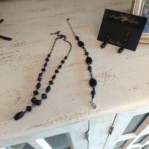 Park Lane Ignite Black faceted jewelry set
